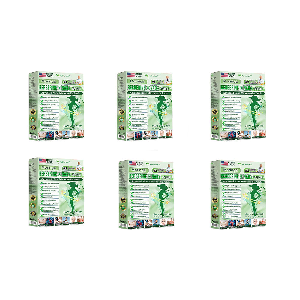 ⚡Official Store | 🍋 Aetherium™ Moringa & Berberine 10-IN-1 Advanced Nano Microneedle Patch (Once Daily, visible changes in 7 days) ✅ Obesity, Diabetes, Sleep Apnea, And Joint Issues