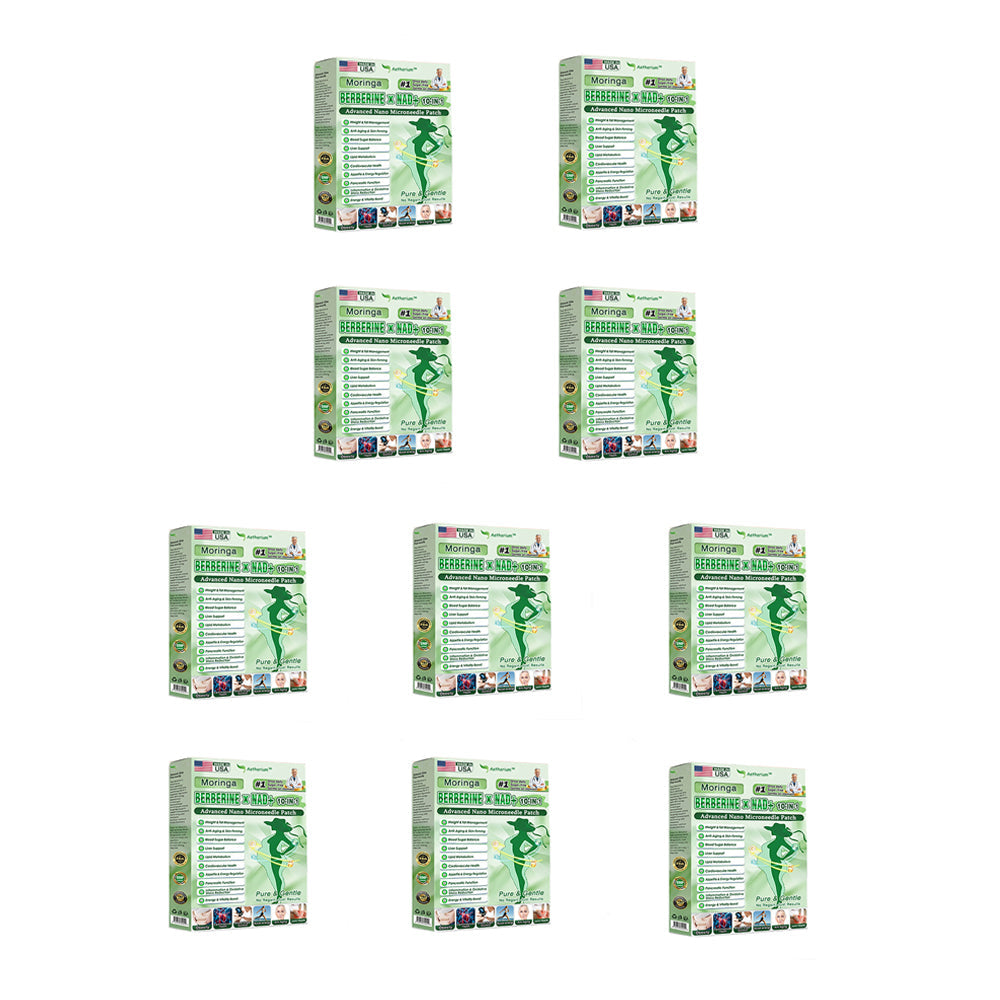 ⚡Official Store | 🍋 Aetherium™ Moringa & Berberine 10-IN-1 Advanced Nano Microneedle Patch (Once Daily, visible changes in 7 days) ✅ Obesity, Diabetes, Sleep Apnea, And Joint Issues